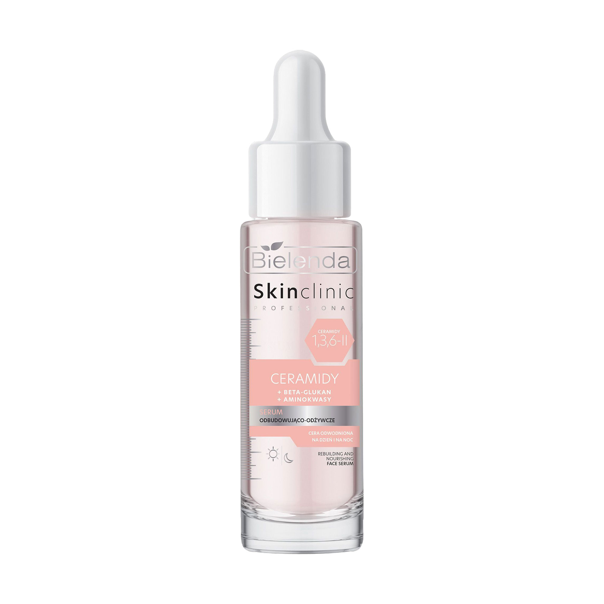 Відновлювальна та живильна сироватка для обличчя Bielenda Skin Clinic Professional Ceramides Serum, 30 мл